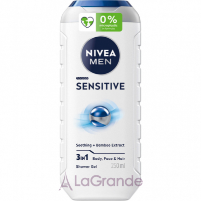 NIVEA MEN Sensitive 3in1 Shower Gel    31  ,   