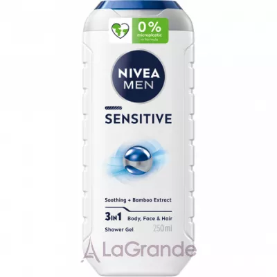 NIVEA MEN Sensitive 3in1 Shower Gel    31  ,   