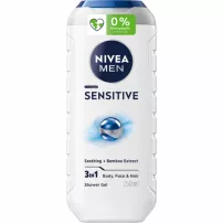 NIVEA MEN Sensitive 3in1 Shower Gel ���� ��� ���� 3�1 ��� ���, ������� �� �������