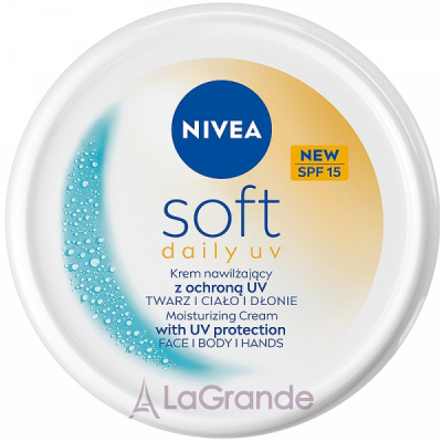 NIVEA Soft Daily UV SPF15     ,     SPF15