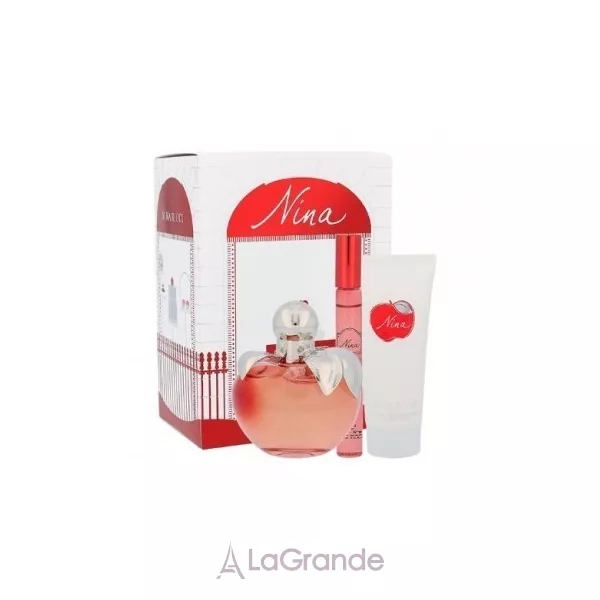 Nina Ricci Nina ����� (��������� ���� 80 �� + ������ ��� ���� 100 �� + �����-������ 10 ��)