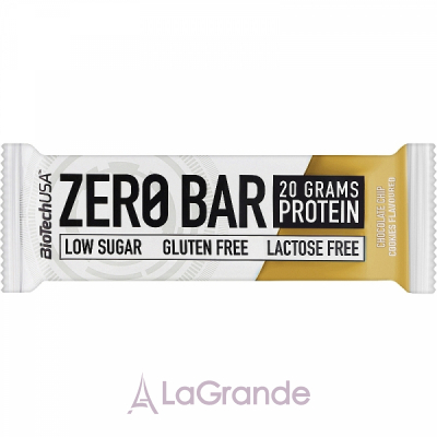 Biotech USA Zero Bar Chocolate Chip Cookies   