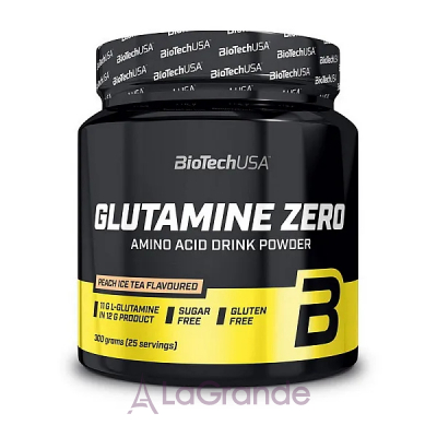 BioTech USA Glutamine Zero Peach Ice Tea  