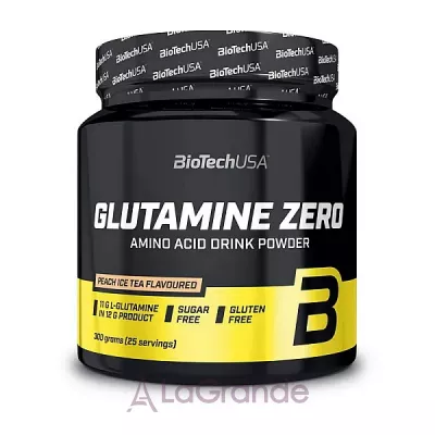 BioTech USA Glutamine Zero Peach Ice Tea  
