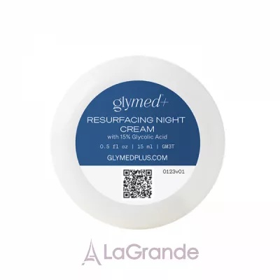 GlyMed Plus Resurfacing Night Cream with 15% Glycolic Acid       15%