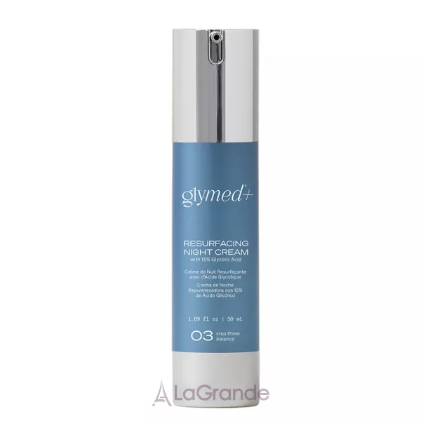 GlyMed Plus Resurfacing Night Cream with 15% Glycolic Acid ���� ��� ������� � ��������� �������� 15%