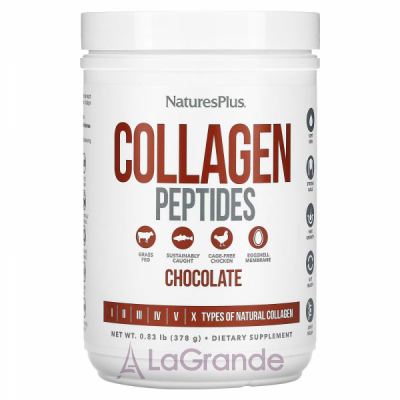 NaturesPlus Collagen Peptides Chocolate ĳ  