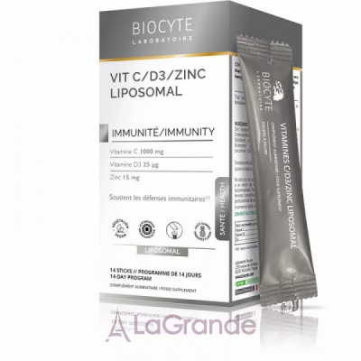 Biocyte Vitamine C-D3-Zinc Liposomal ĳ          