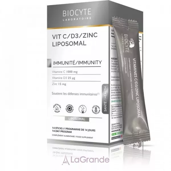Biocyte Vitamine C-D3-Zinc Liposomal ����������� ������� ��� ��������� ���������� � ��������� ��������� ���� � ������
