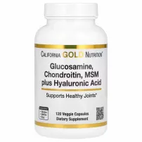 California Gold Nutrition Glucosamine Chondroitin, MSM plus Hyaluronic Acid ����������� ������� "����������, ����������, ��� + ������������ �������"