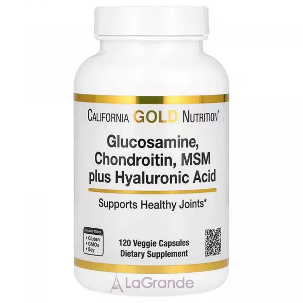 California Gold Nutrition Glucosamine Chondroitin, MSM plus Hyaluronic Acid ����������� ������� 