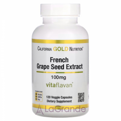 California Gold Nutrition Franch Grape Seed Extract ĳ  