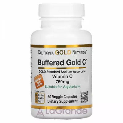 California Gold Nutrition Buffered Gold C 750 mg ĳ  