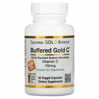 California Gold Nutrition Buffered Gold C 750 mg ����������� ������� "������� �, ����������������", 750 ��, � ��������
