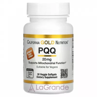 California Gold Nutrition PQQ 20 mg   