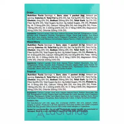 California Gold Nutrition HydrationUP Electrolyte Drink Mix Variety Pack  ,  