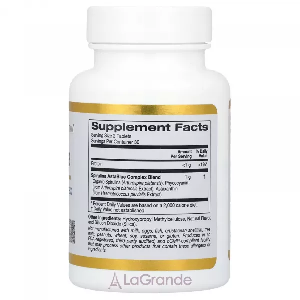 California Gold Nutrition Spirulina AstaBlue Complex �������� �� ���������� � �������������