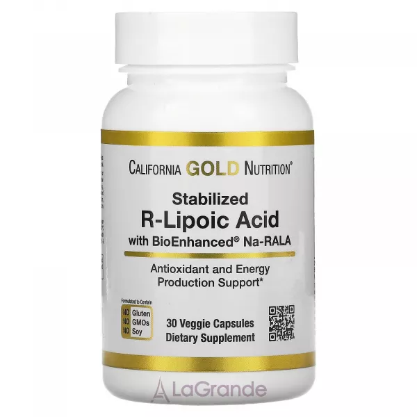 California Gold Nutrition Stabilized R-Lipoic Acid ����������� ������� 