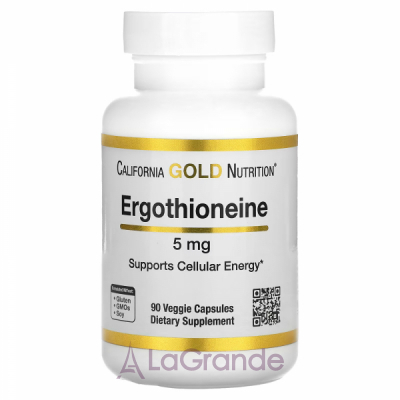 California Gold Nutrition Ergothioneine 5 mg ĳ  