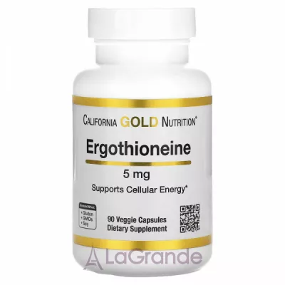 California Gold Nutrition Ergothioneine 5 mg ĳ  