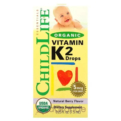 Childlife Essentials Organic Vitamin K2 5 mcg ĳ    