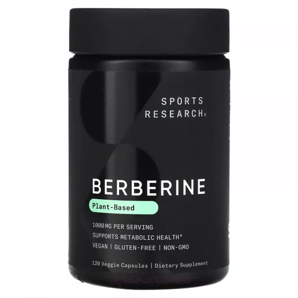 Sports Research Berberine Plant-Based ������� ������� �������� 1000 �� (500 �� � ������)