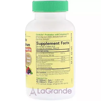 ChildLife Essentials Probiotics with Colostrum     ,     