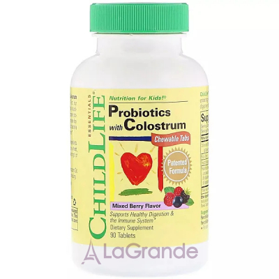 ChildLife Essentials Probiotics with Colostrum     ,     