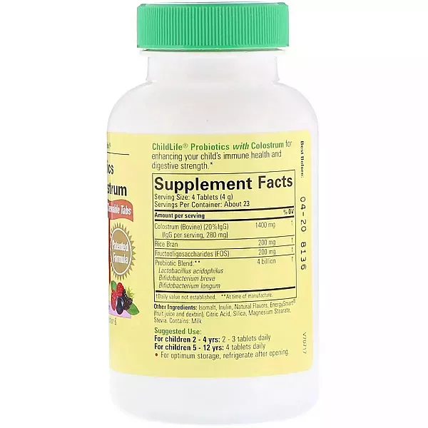 ChildLife Essentials Probiotics with Colostrum ��������� � ��������� ��� ����, �������� �������� � ������ ������