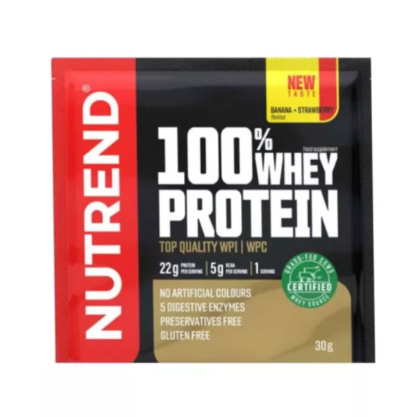 Nutrend 100% Whey Protein Banana + Strawberry ������� 