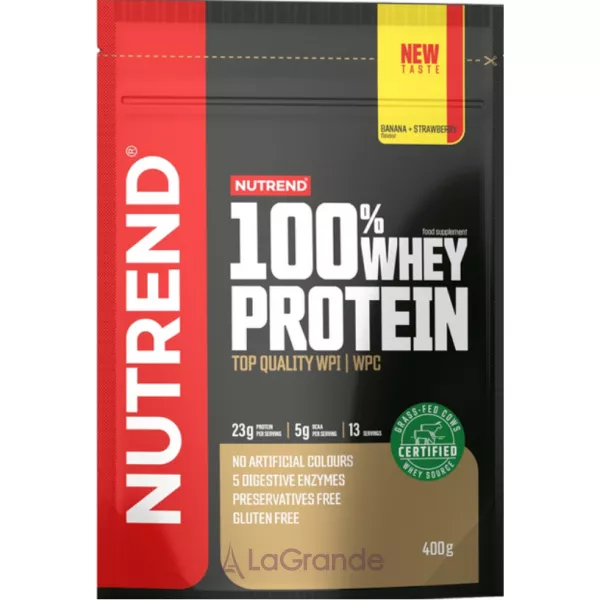 Nutrend 100% Whey Protein Banana + Strawberry ������� 