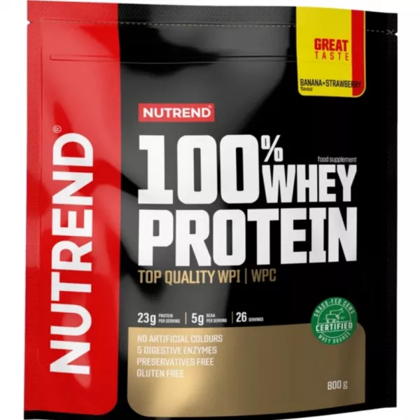 Nutrend 100% Whey Protein Banana + Strawberry ������ 