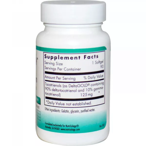 Nutricology Delta-Fraction Tocotrienols 125 mg ����������� ������� 