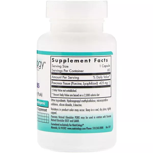 Nutricology Pancreas Natural Glandular (Pork) ����������� ������� 