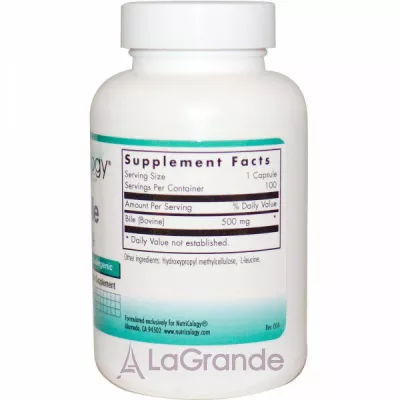 Nutricology Ox Bile 500 mg ĳ  