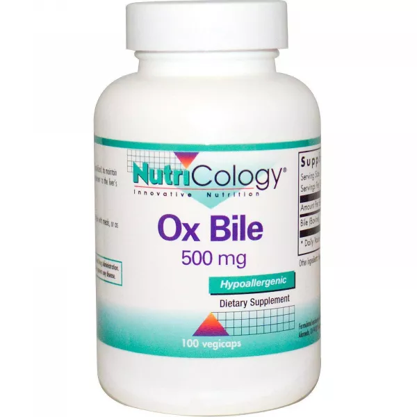 Nutricology Ox Bile 500 mg ����������� ������� 