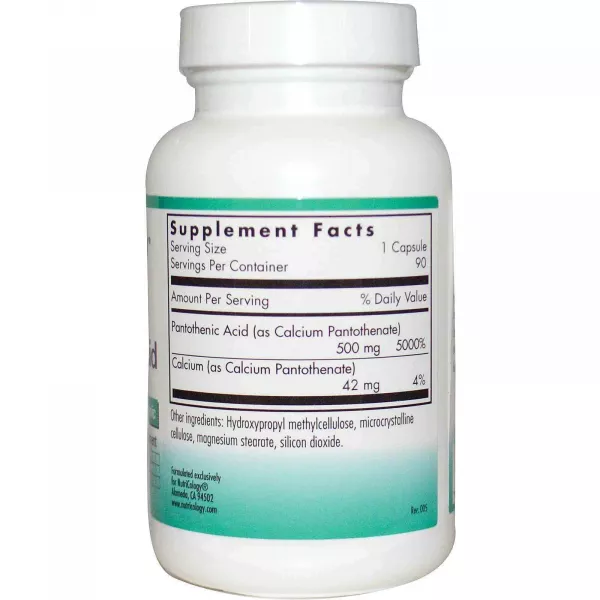 Nutricology Pantothenic Acid ����������� ������� 