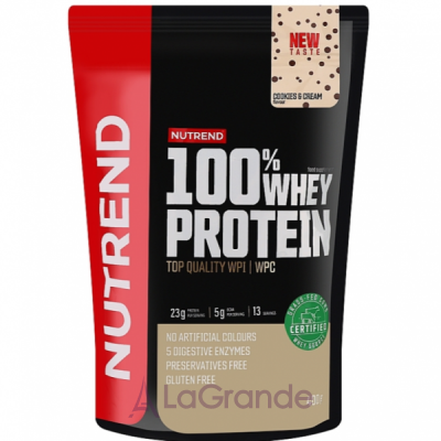 Nutrend 100% Whey Protein Cookies & Cream  