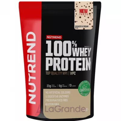 Nutrend 100% Whey Protein Cookies & Cream  