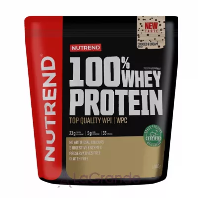 Nutrend 100% Whey Protein Cookies & Cream  