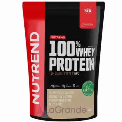 Nutrend 100% Whey Protein Strawberry  