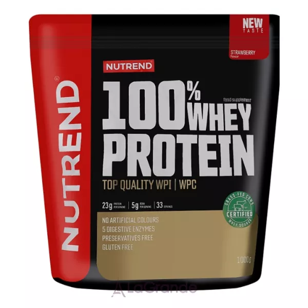 Nutrend 100% Whey Protein Strawberry ������ 