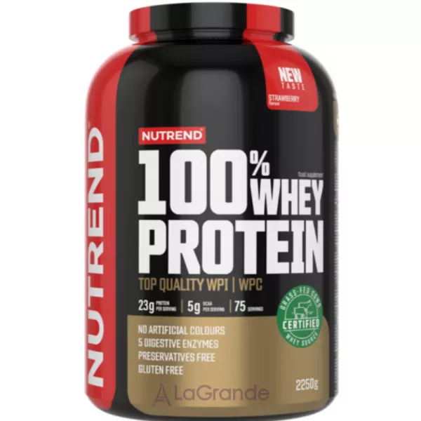Nutrend 100% Whey Protein Strawberry ������ 