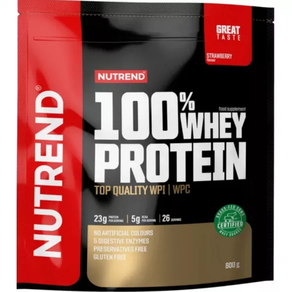 Nutrend 100% Whey Protein Strawberry ������ 