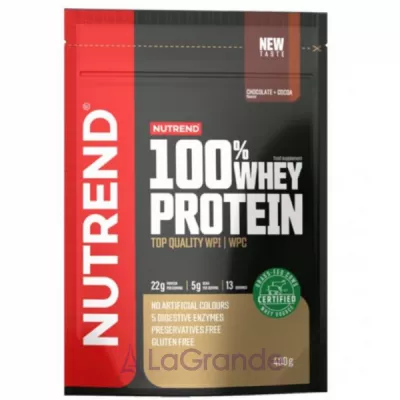 Nutrend 100% Whey Protein Chocolate + Cocoa  