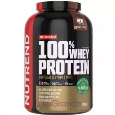 Nutrend 100% Whey Protein Chocolate + Cocoa  