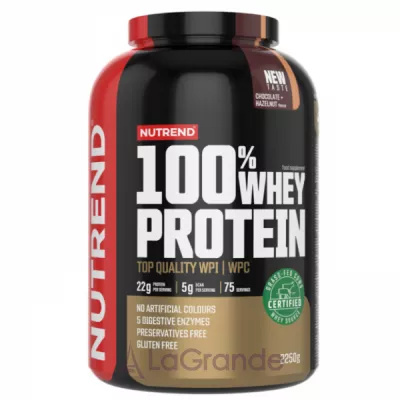 Nutrend 100% Whey Protein Chocolate Hazelnut  