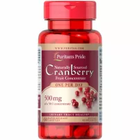 Puritan's Pride Cranberry One Per Day 500 mg ����������� ������� "�������� ������, 1 �� ����", 500 ��