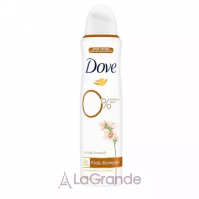 Dove Deodorant Spray 0% Aluminium Salts Zink-Komplex Apple - 