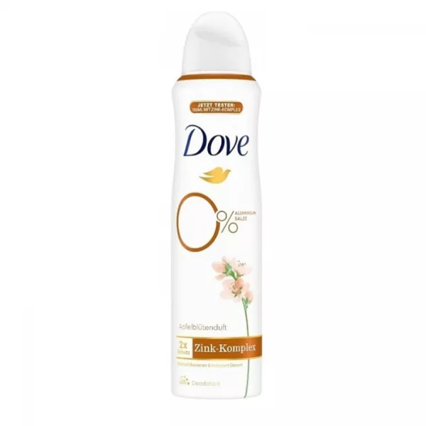 Dove Deodorant Spray 0% Aluminium Salts Zink-Komplex Apple ����������-����� 